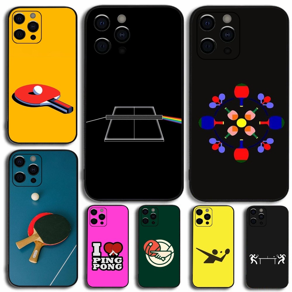 Table Tennis Quotes - Casing ponsel raket Ping Pong, pelindung