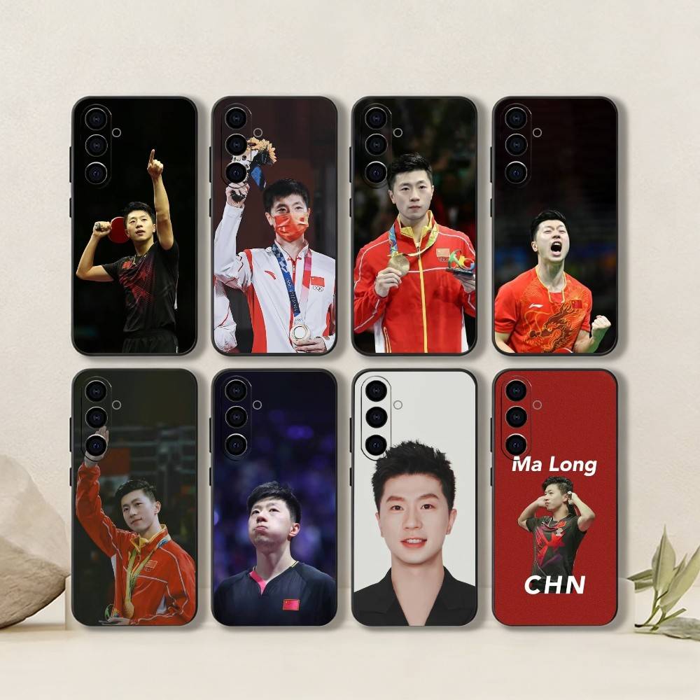 Table Tennis Quotes - M-Ma Long-Casing Ponsel Pemain Tenis Meja