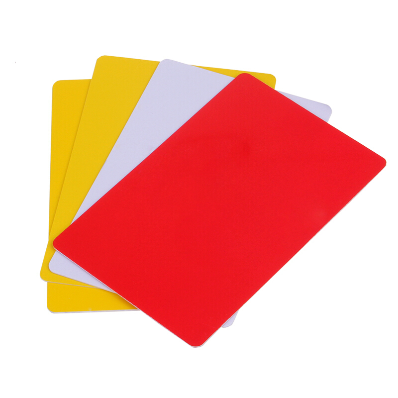 Table Tennis Yellow Card - DHS Standar Wasit Set Kartu untuk