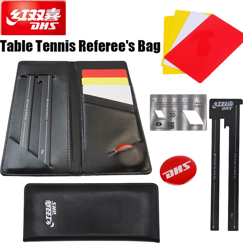 Table Tennis Yellow Card - Alat Pengukur Ping Pong DHS untuk