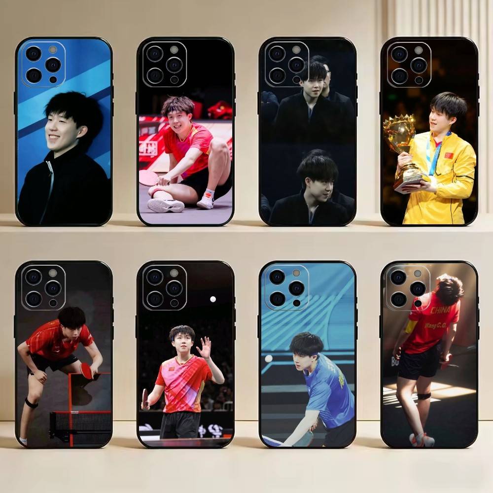 Table Tennis Quotes - W-Wang Chuqin-Pemain tenis meja Casing Ponsel