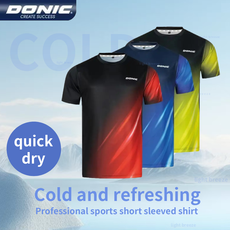 Table Tennis Uniform - Jersey Tenis Meja Donic Kaus Lengan