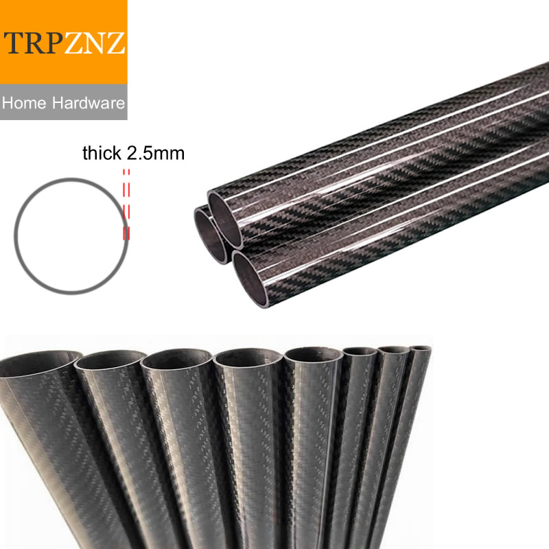 Table Tennis Youtube - Pipa Tabung Serat Karbon 3K 2.5Mm