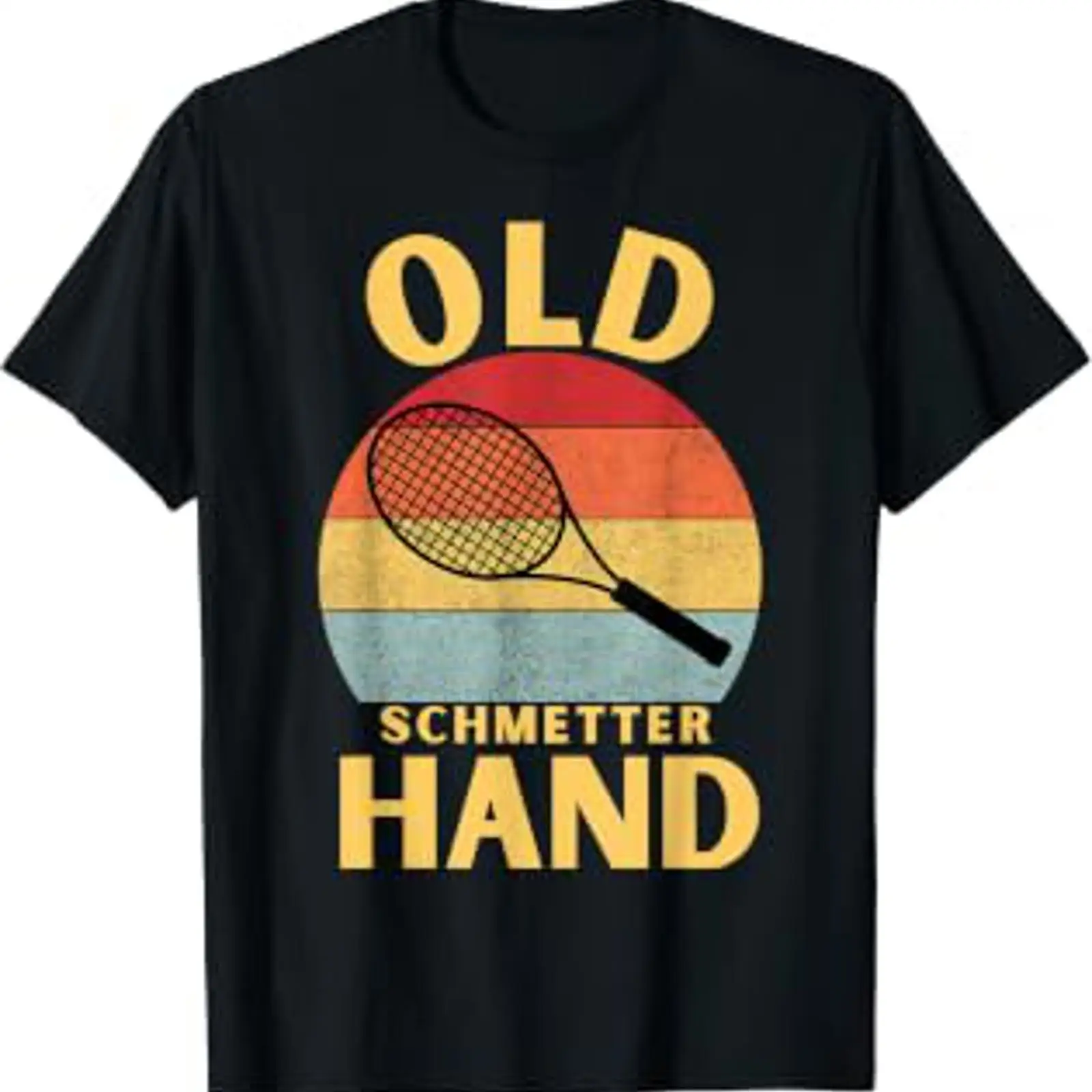 Table Tennis Quotes - Kaos Old Schmetter Hand dengan kutipan