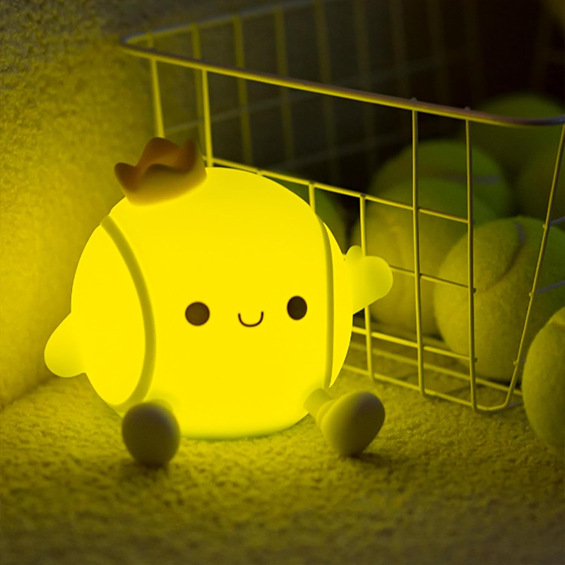 Lampu Tidur Silikon Bentuk Bol - Table Tennis Flash ulasan dan harga