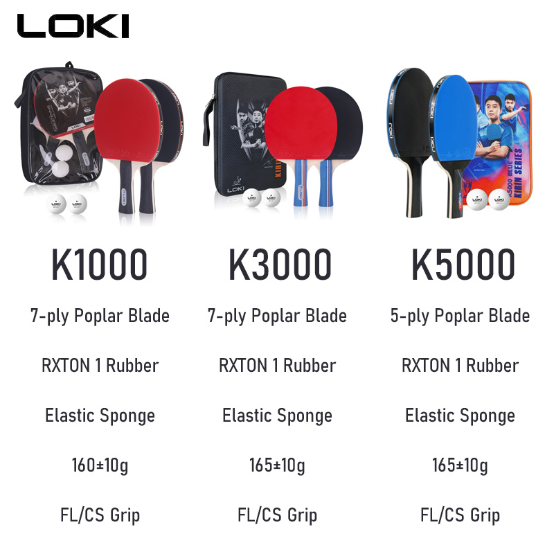 LOKI K1000 K3000 K5000 Set Rak - Table Tennis Touch ulasan dan harga