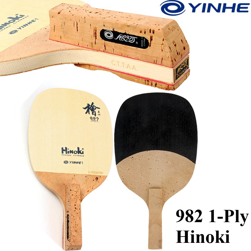 YINHE 982 1-Ply Solid Hinoki T - Xiom Blade Table Tennis ulasan dan harga