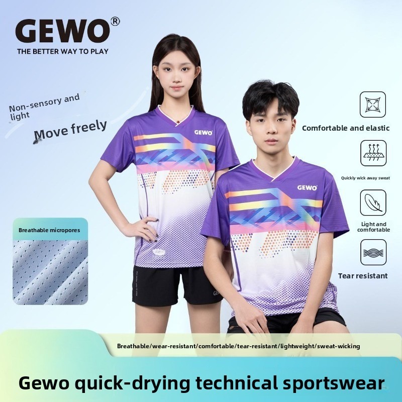 Seragam latihan tenis meja pro - Table Tennis Uniform ulasan dan harga