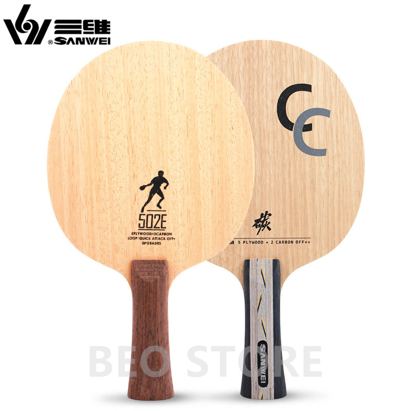 SANWEI CC 502E 5 Lapis Kayu +  - Xiom Blade Table Tennis ulasan dan harga