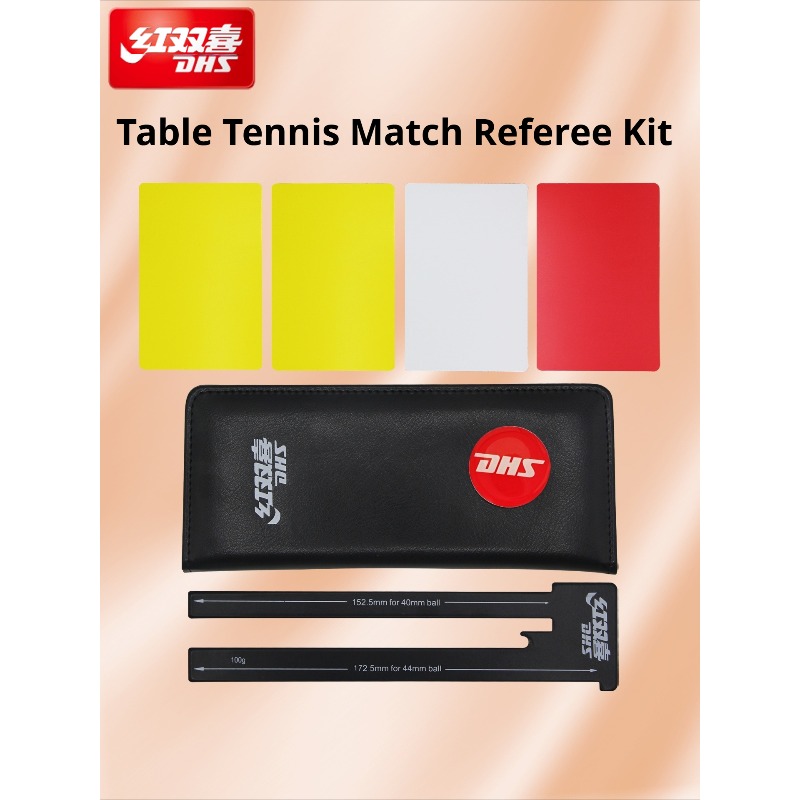 Alat Pengukur Ping Pong DHS un - Table Tennis Yellow Card ulasan dan harga