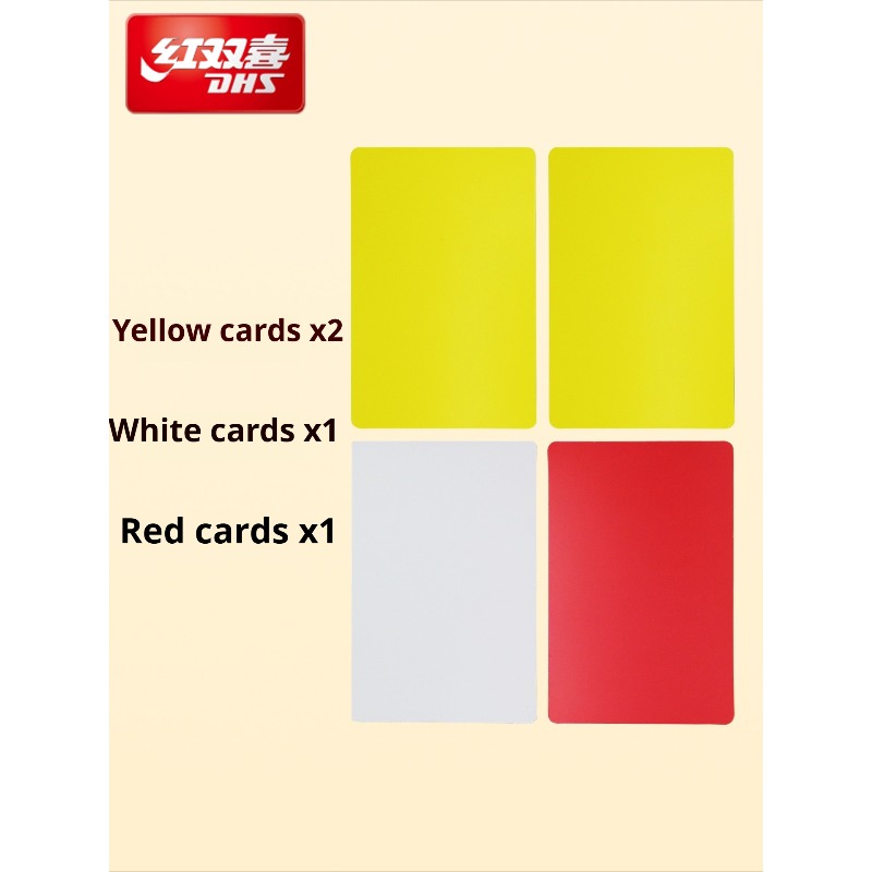 Alat Pengukur Ping Pong DHS un - Table Tennis Yellow Card ulasan dan harga