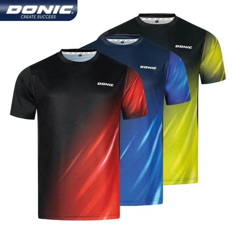 Jersey Tenis Meja Donic Kaus L - Table Tennis Uniform ulasan dan harga